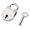 Vintage Metal Mini Cartoon Padlock Security Lock with Key for Suitcase Handbag Jewelry Box