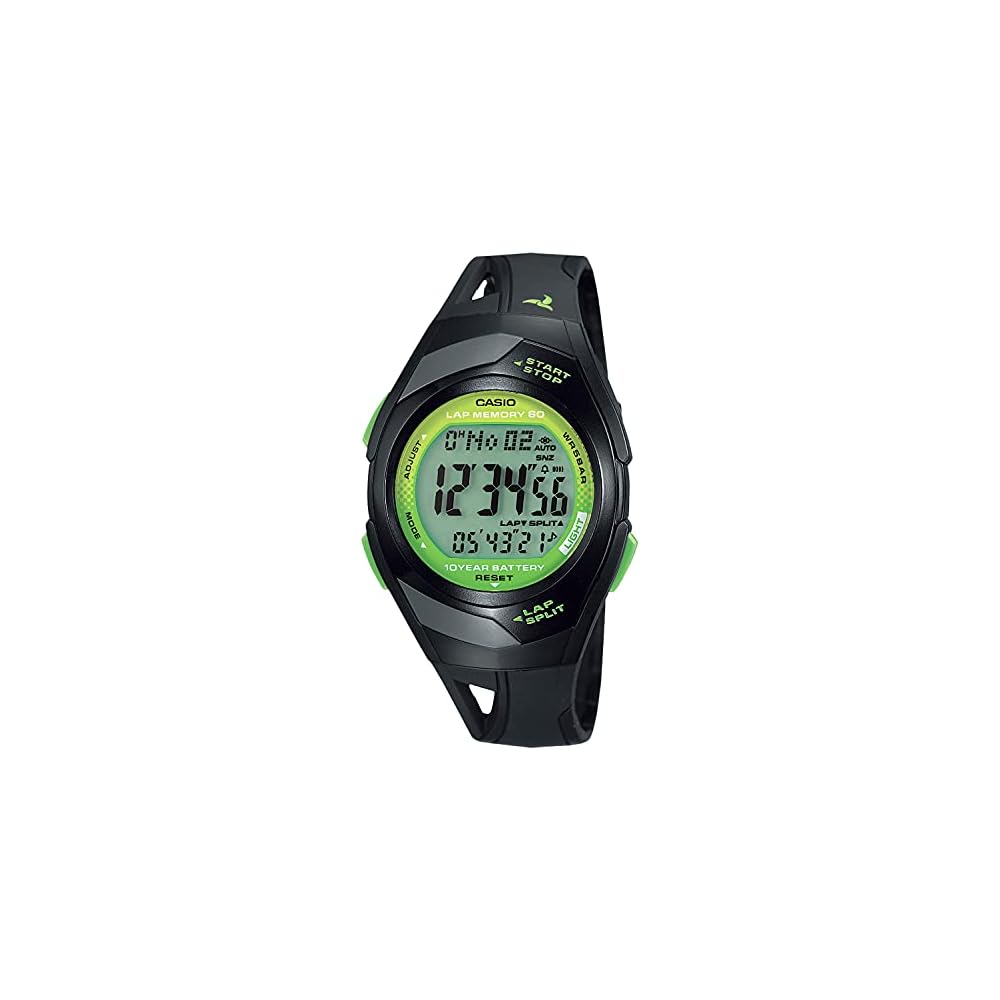 Casio Collection STR-300J-1AJH Men s Watch Black Stainless Steel 50m Water Resistant