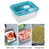 1/6Pcs Stainless Steel Bento Storage Box Leak-proof Stackable Design Snack Container with Lid Lunch Container