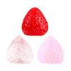 Portable Stress Relief Toy Strawberry Squeeze Toy Ball for Adults Soft TPR Fruit Finger Restlessness Reducer Fidget Focus Enhancer Party Favors
