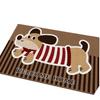 Cartoon Puppy Coir Doormat - Cuttable, Anti-slip, Wear-resistant, and Easy-to-Clean Home Mat