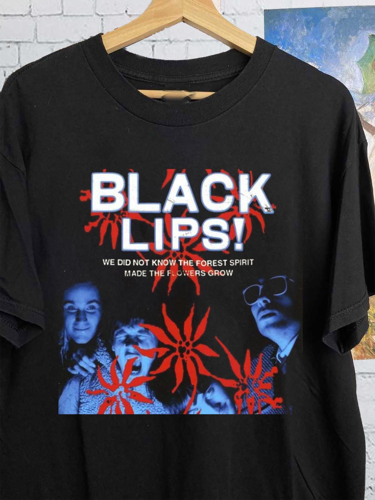 BLACK LIPS We Did Not Know the Forest Spirit T Shirt Full Size S-5XL XL