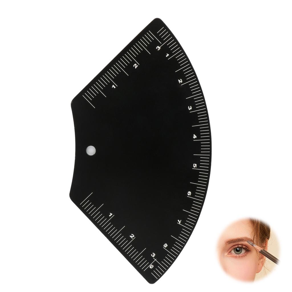 Multi Function Eyebrow Shaping Tool with Precise Measurement Guides Adjustable Brow Stencil for Symmetrical Brow Design