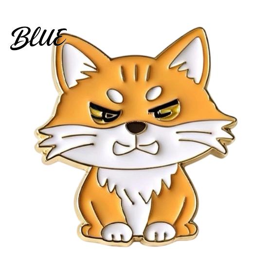 Animal Brooch Enamel Pin Cartoon Cat Dog Panda Lion Design