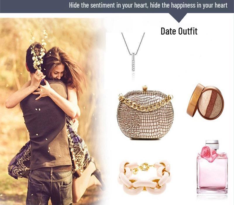 Minimalist Sparkling Diamond Clavicle Necklace - Trendy Gift for Her