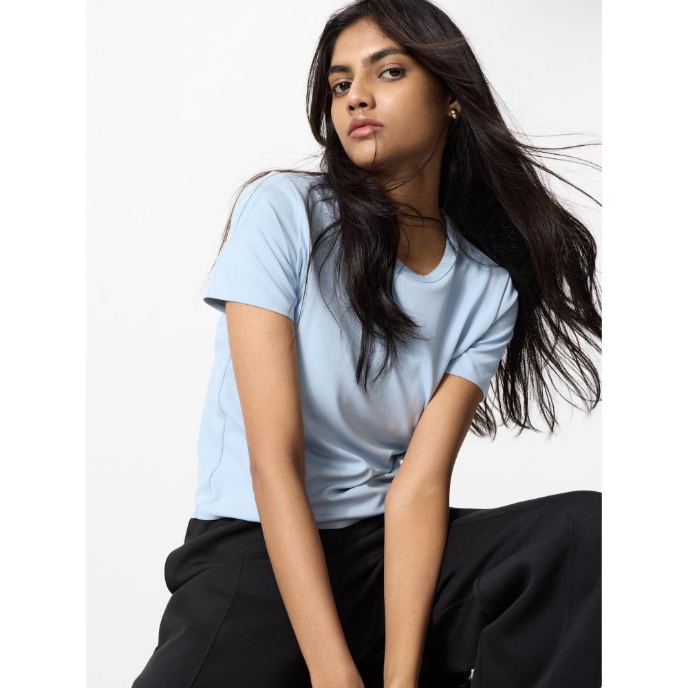

Uniqlo Футболка Airism Soft с коротким рукавом 12 PINK/WOMEN XS
