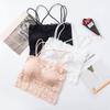 Lace Tube Top Off Shoulder Base with Chest Pad Inside, Anti-light Back Sling Vest, Sexy Underwear Girl Chest Wrap