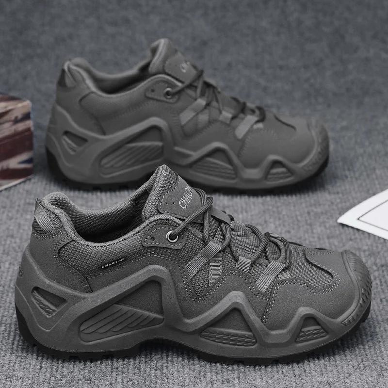 

Big Size 46 Trekking Hiking Shoes Men Casual Sport Shoes Mesh Sneakers Outdoor Wear-resistant Climbing Hunting Sneaker 46