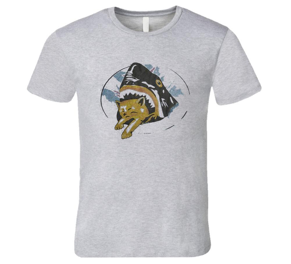 

Shark Eating A Cat Fun Pineapple Express Popular Movie T Shirt Mens Womens Tees Top S