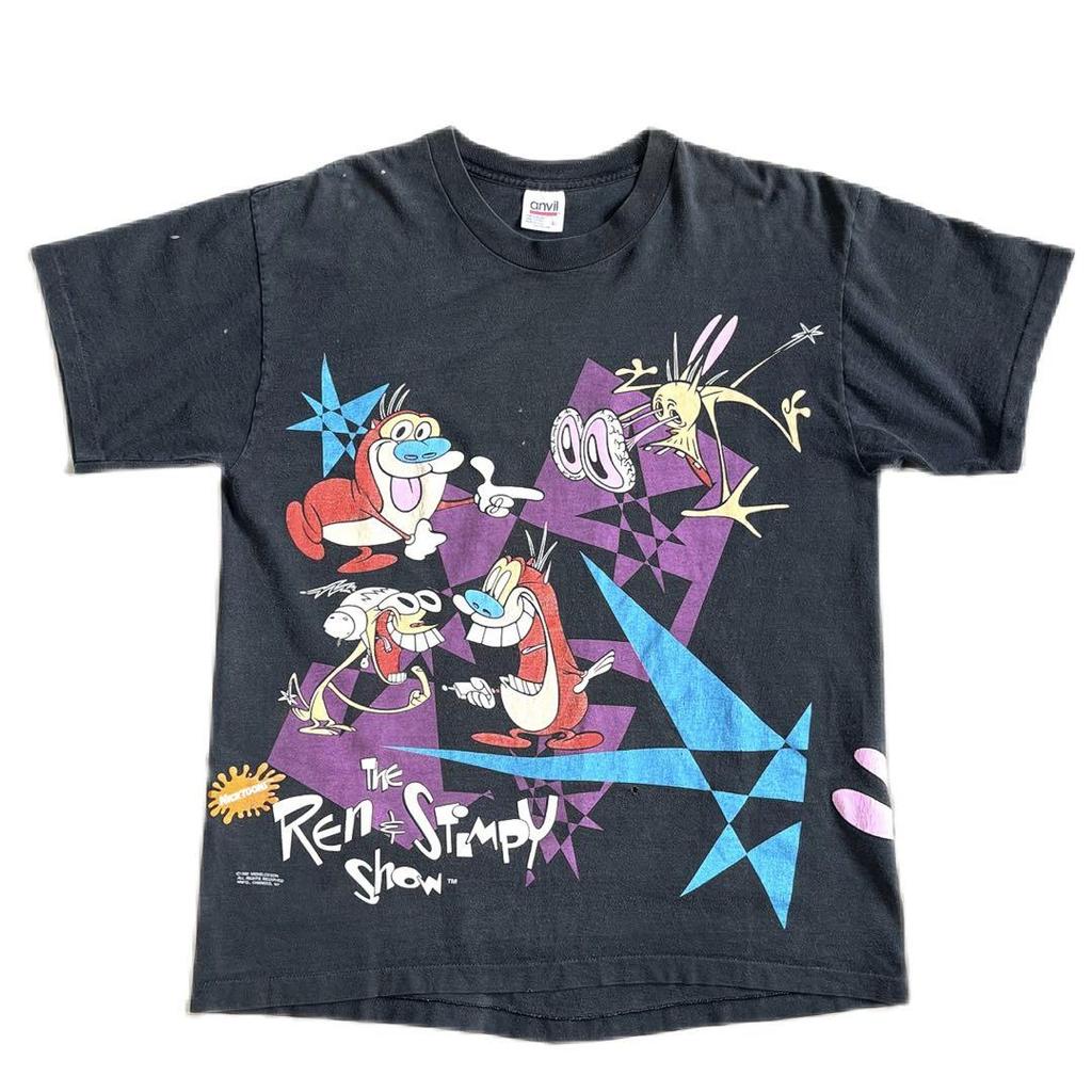 [USED] Vintage 90's Ren & Stimpy South Park T-shirt, Made In the USA