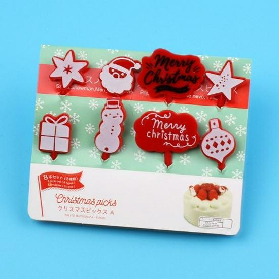 Halloween & Christmas Cartoon Fruit/Bento Forks - Cute Mini Picks for Kids, Creative Plastic Cake Forks