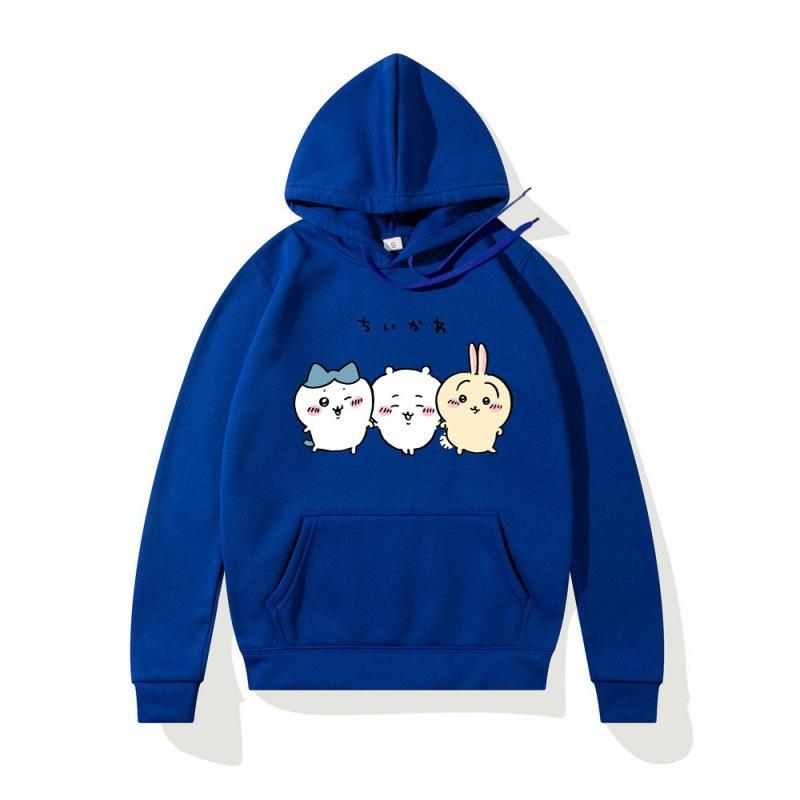 Anime manga Kawaii Chiikawa print hoodie for men and women