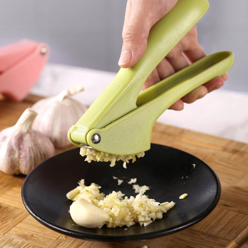 Stainless Steel Garlic Press Manual Mincer For Kitchen Use Durable And Easy To Clean