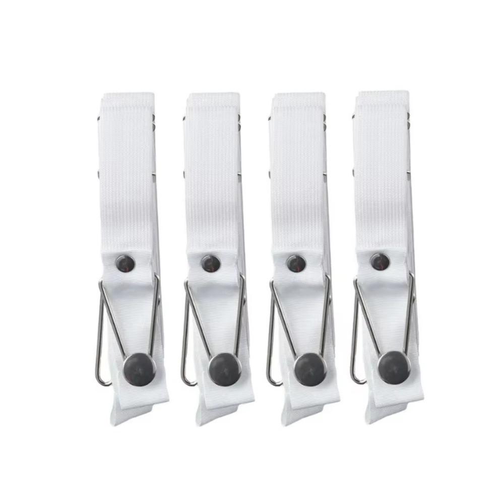 4Pcs Elastic Bed Sheet Holder Straps Multifunctional Resistant Belt Adjustable Bed Sheet Clips Durable Fastener Straps