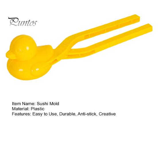 Duck Rice Mold Sushi Maker Duck Onigiri Mold for Cute Rice Balls Anti-stick Rice Shaper Mold Fun DIY Sushi Molds for Snowballs Beach Ducks