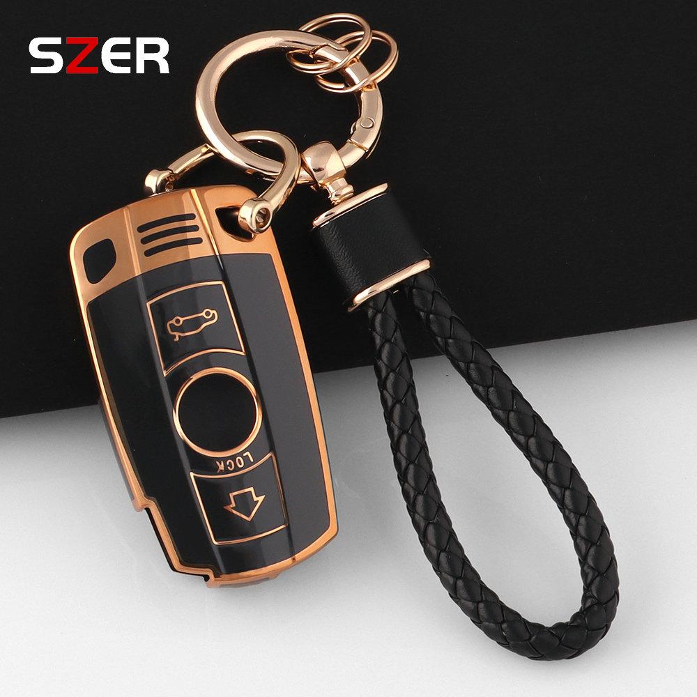 Tpu Car Key Case Cover Shell For Bmw E90 E60 E70 E87 3 5 6 Series M3 M5 X1 X5 X6 Z4 E71 E72 E88 E89 E91 E92 Keychain Accessories