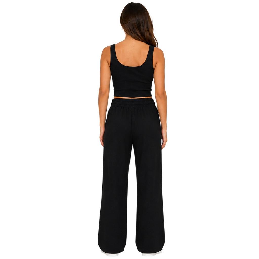 Lacoste Womens/Ladies Wide Leg Trousers