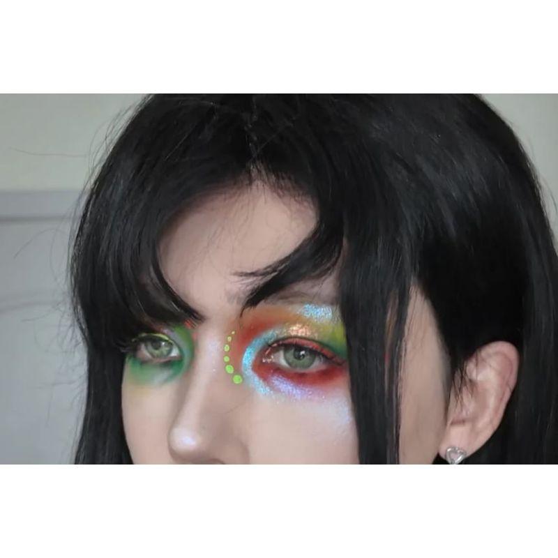 ANTHEMY - Žabí kvákání 10barevná paletka chameleon stínů na oči