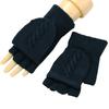 1 Pair Knitted Top Cycling Gloves Adjustable Half Finger Full Finger Winter Outdoor Hiking Warm Cotton Mittens