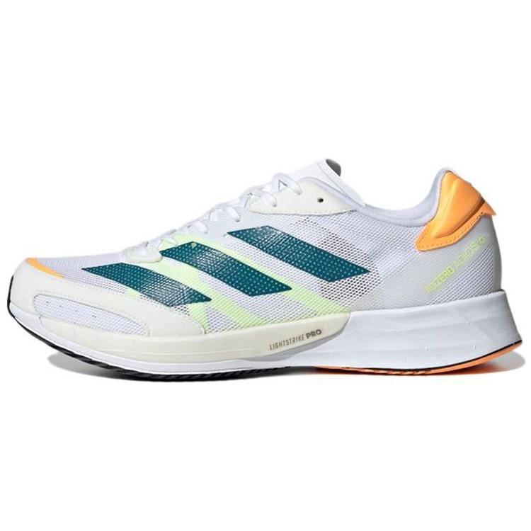 adidas Adizero Adios 6 White Teal Flamingo Orange Men s GY0894 EU 43⅓