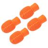 4Pcs Silicone Drumstick Mute Practice Tip Drum Mute Drumstick Mute Tip Drum Dampener Replacement Percussion Tip