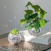 WTEMPO Disco Ball Vase Artificial Decorative Bowl for Candle Holder Centerpieces Multi-Functional Room Decoration Makeup Storage Ice Bucket Candy Jar