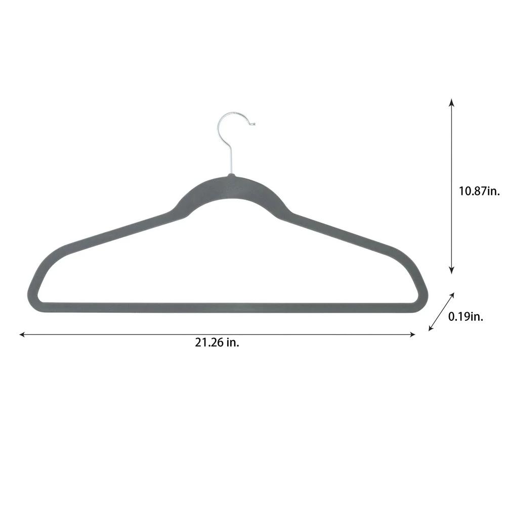 6 Pack Extra Wide Velvet Coat Hangers Non Slip Organizational Durable Space Saving Shirts Dresses Closet Management