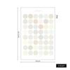 1 Sheets Retro Diary Decoration Sticker Stationery Morandi Postmark Dot Sticker Diy Journal Planner