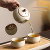 Shangyanfang Ru Kiln Ceramic Kung Fu Tea Set with Tray