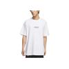 adidas Graphic Play Basketball Letter Print Sport Round Neck Short Sleeve Drop Shoulder T-Shirt Men Tops White JD6402