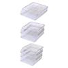 Automatic Carton with Lid Organizer Multi-Layer Egg Tray Holder Clear for Kitchen