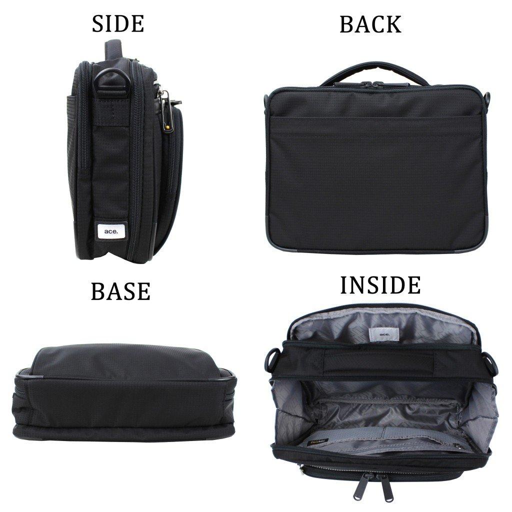 Ace Gene: Lightweight and Durable, Ultra-Lightweight 340g "Flexlite FIT" Bag, Fits B5 Sizes, Detachable Shoulder Strap, 2-Way Crossbody Bag, Holds a