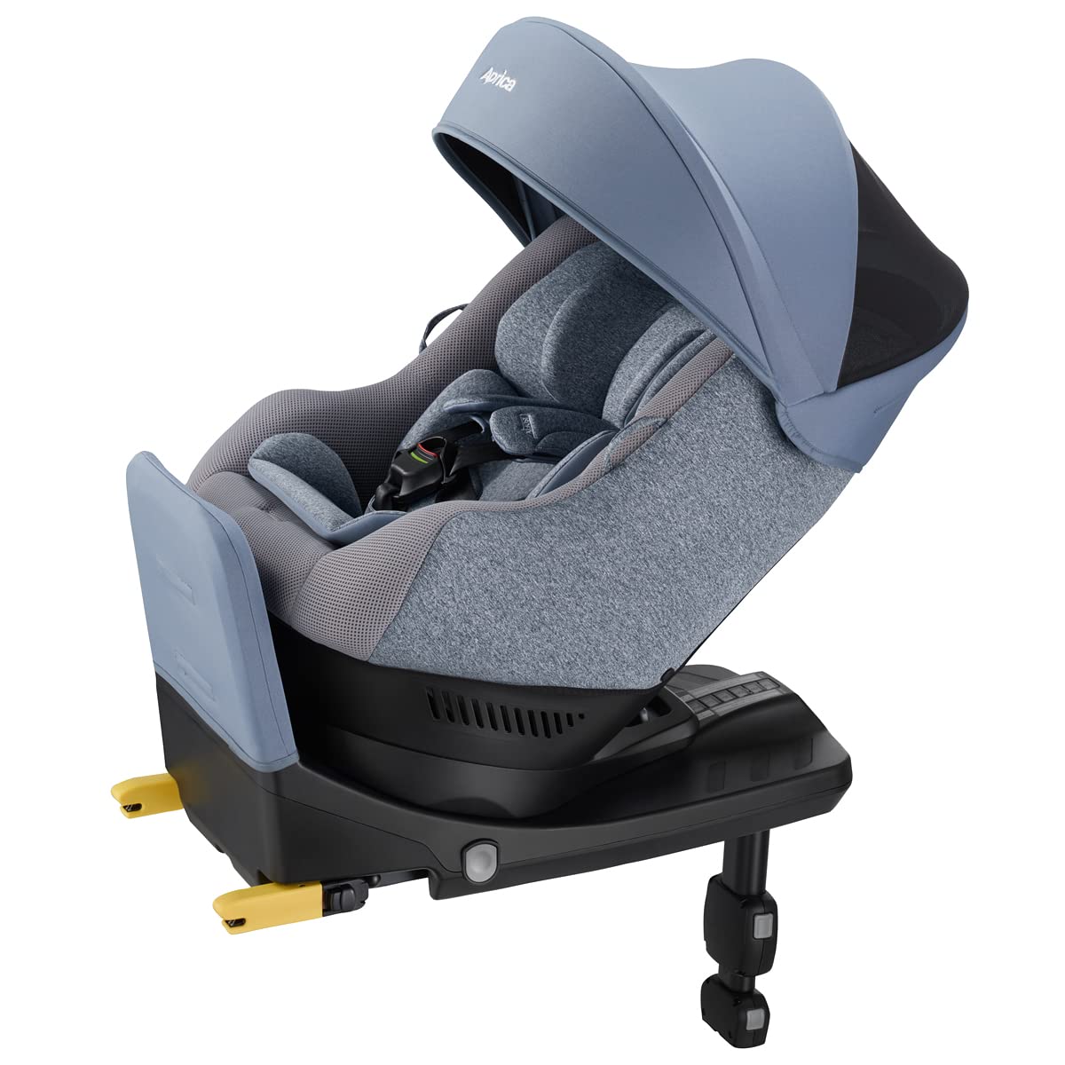 

Aprica Kururilla Plus Light Child Car Seat, ISOFIX Mount, Rotating, R129 Compliant, for Newborns to Ages 4, Owl Navy [2023 Model], Part Number 2187085