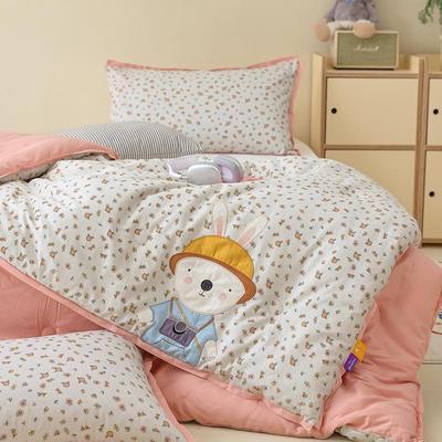 Universal Cartoon Pure Cotton Quilt for All Seasons - Children's and Dormitory Use