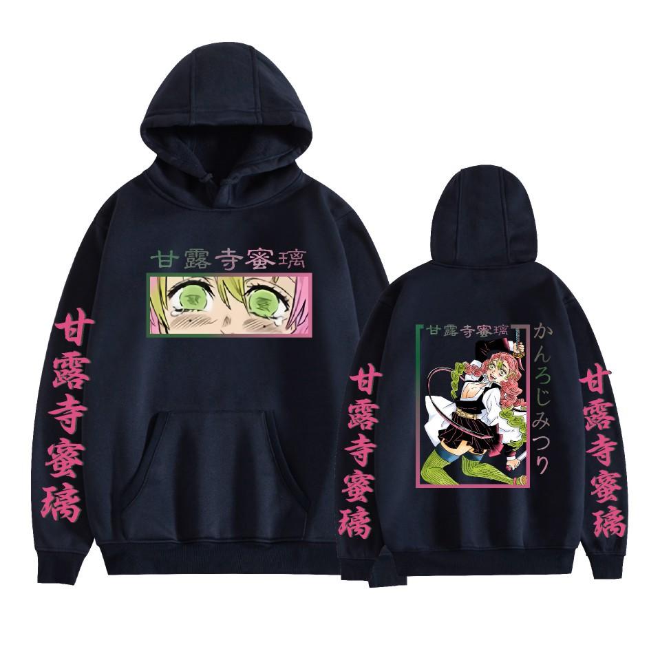 New Demon Slayer Japanese Anime Series Printed Men's Fashion Casual Hooded Long-sleeved Sweatshirt Adult Couple Pullover Top