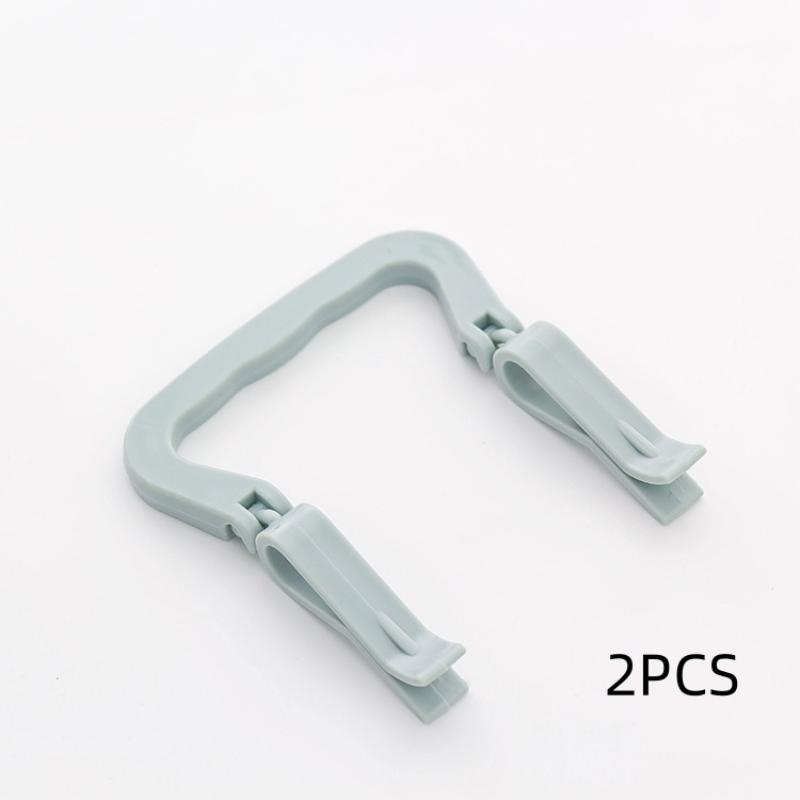 2Pcs Garbage Bag Storage Fixing Clip, Household Creative Anti-Skid Clip, Buckle Bucket Edge Clip, Card Holder, Rubbish