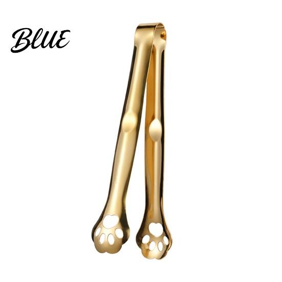 Mini Appetizer Tongs Stainless Steel Clip Tongs Cat Paw Shape