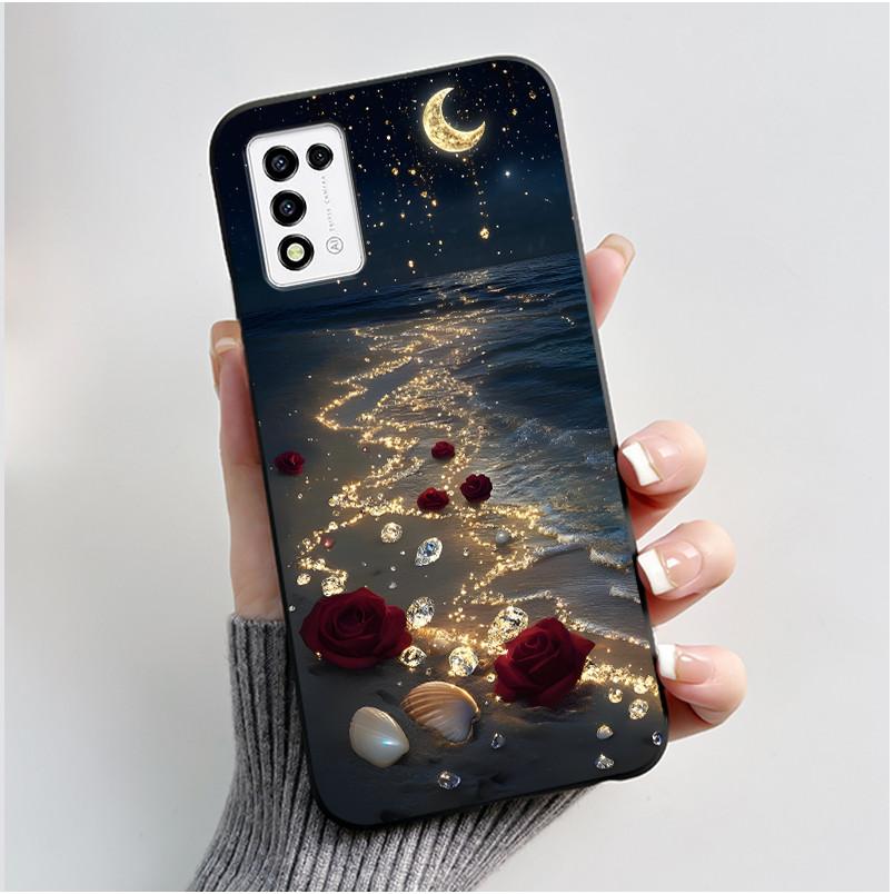 For ZTE Libero 5G III, A202ZT Soft Silicone Black Case For ZTE Libero 5G II, A103ZT Popular Pattern Panda Shockproof Shell