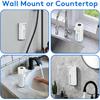 2025 Upgrade Automatic Soap Dispenser Touchless, 14.2oz/420ml Dish Hand Soap Dispenser for Bathroom and Kitchen, 4 Adjustable Volume, USB