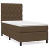 3141972 vidaXL Divan Bed with Mattress Dark Brown 80x200 Cm
