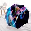 Ombrello pieghevole KPop Demon X con apertura e chiusura automatica, struttura a 8 stecche e design compatto da viaggio, perfetto per tutte le occasioni | Elegante