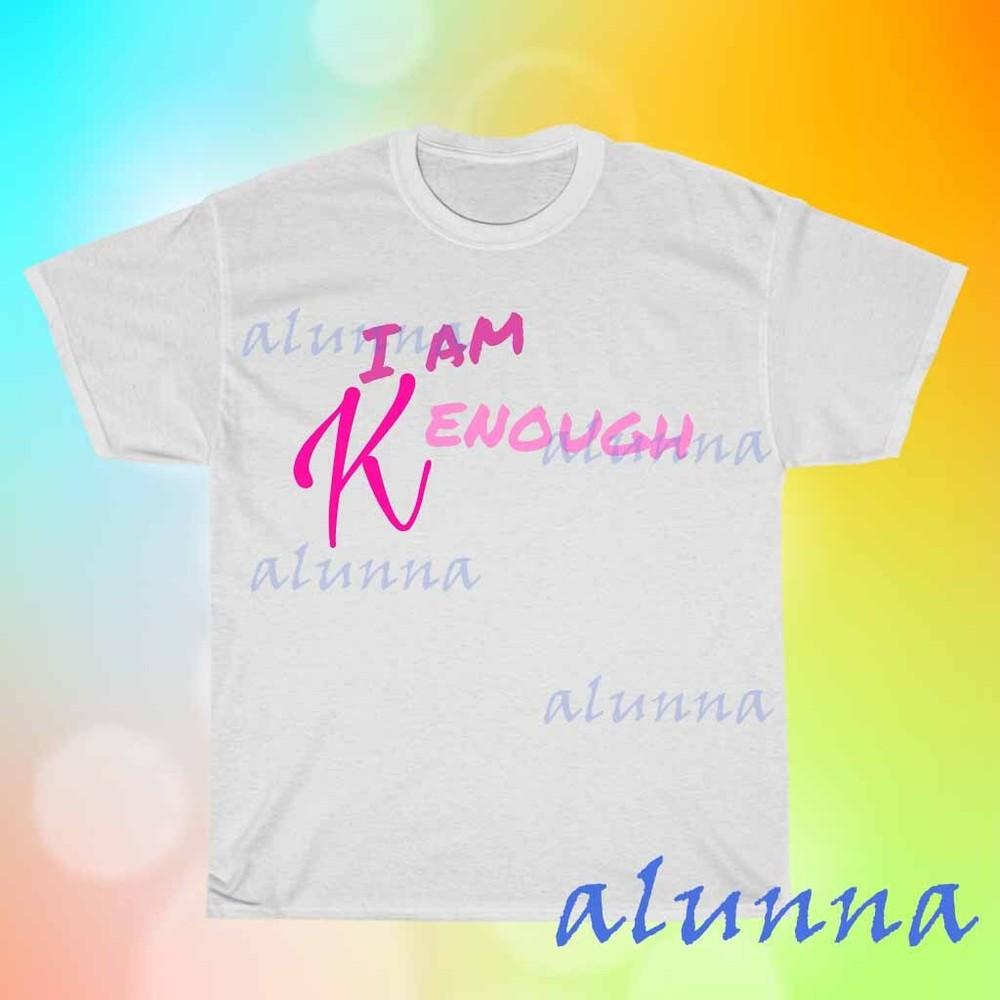 

New I Am Kenough Movie Pink Doll Men s White T-shirt 1 Funny Size S to 5XL M