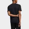 Adidas Neo Printed Stripe Sports Round Neck T-Shirt Men Tops Black GS2578
