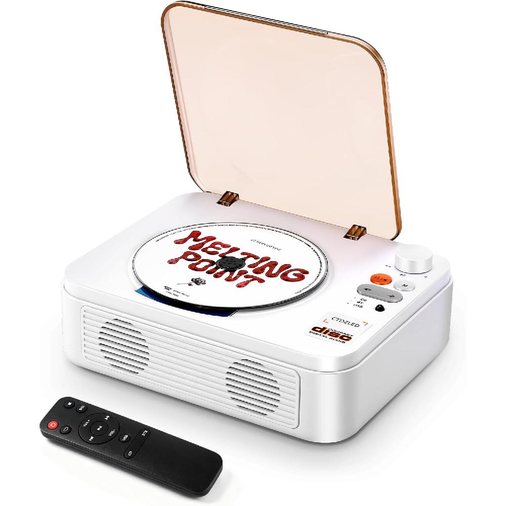 Portable CD Player with Bluetooth, 2600mAh