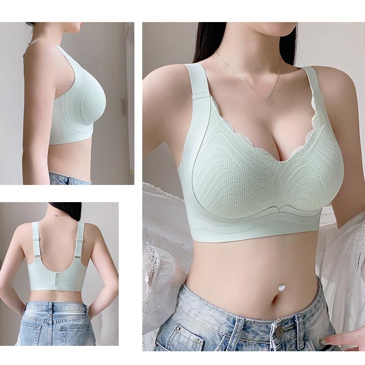 Large Size Lingerie for Women Seamless Sports Bra Anti Sagging Breast Collection and Gathering Bra