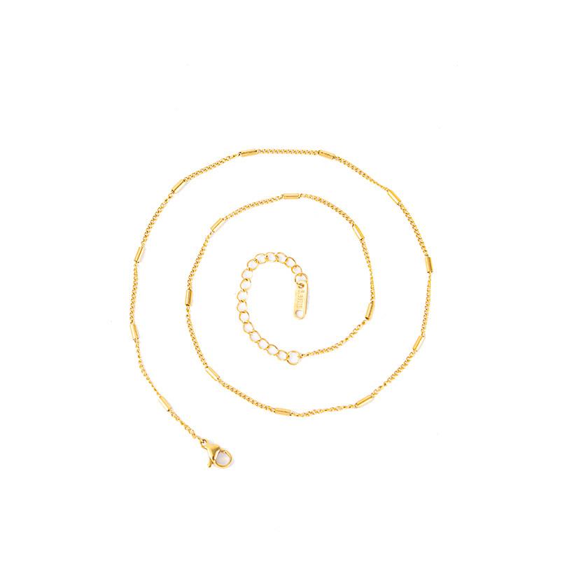 1/10pcs Metal Stainless Steel Necklaces For Women Men Accessories Diy Jewelry Making 40+5cm Long Chains Around Neck Chains Gift