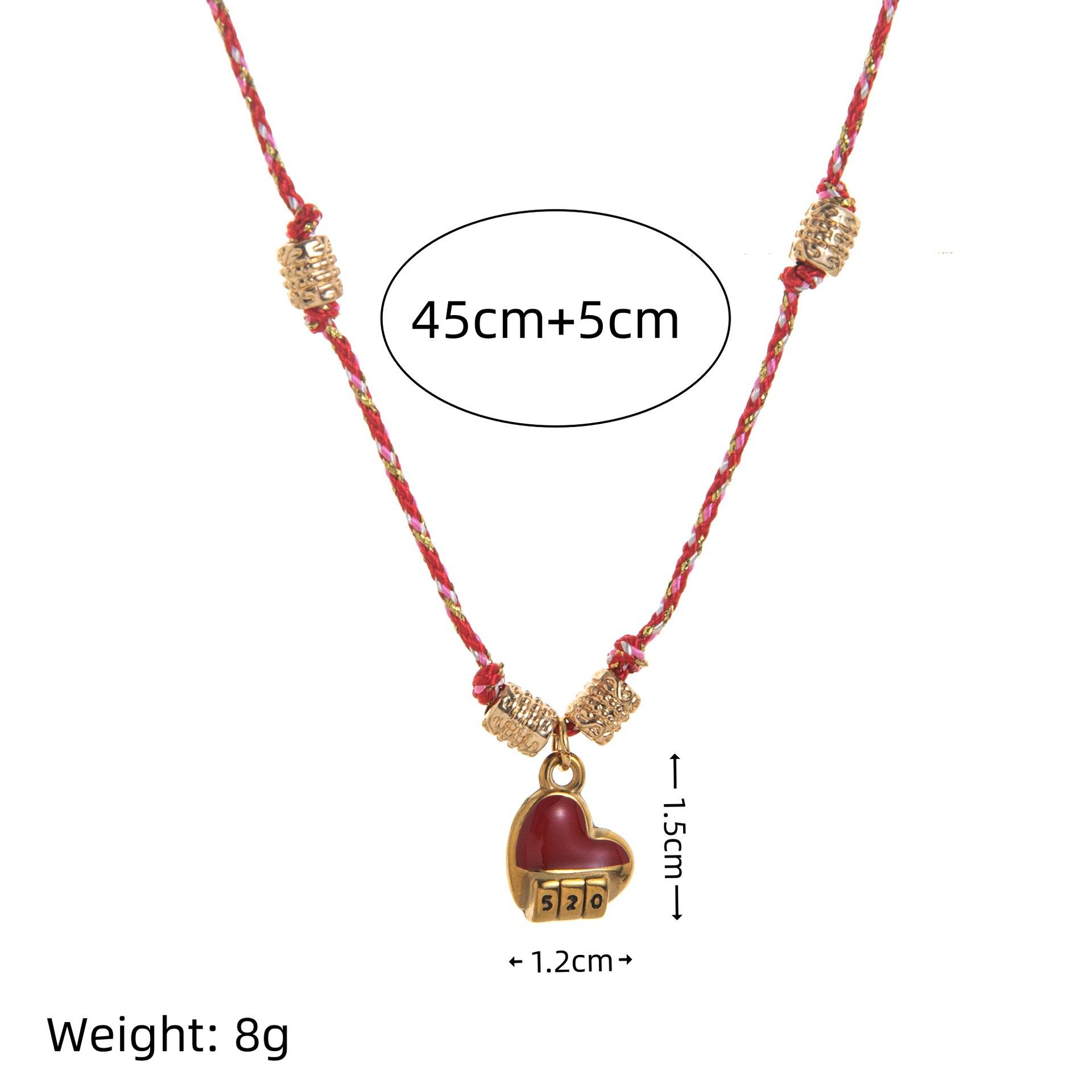 

Stainless Steel Necklace, Fruit Ocean Series, Dripping Oil, Color Pendant, Rope, Hand-Knotted Jewelry, Women