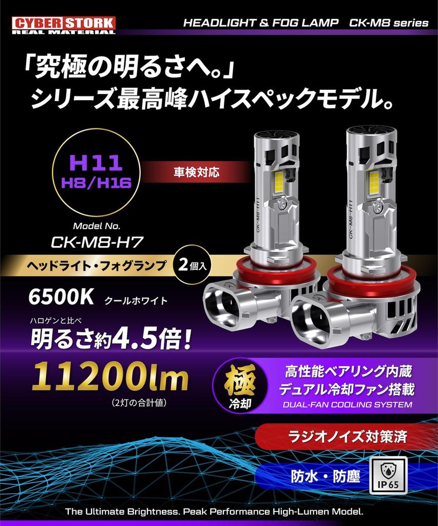 CYBERSTORK Japanese Manufacturer H8 H11 H16 LED Head & Fog