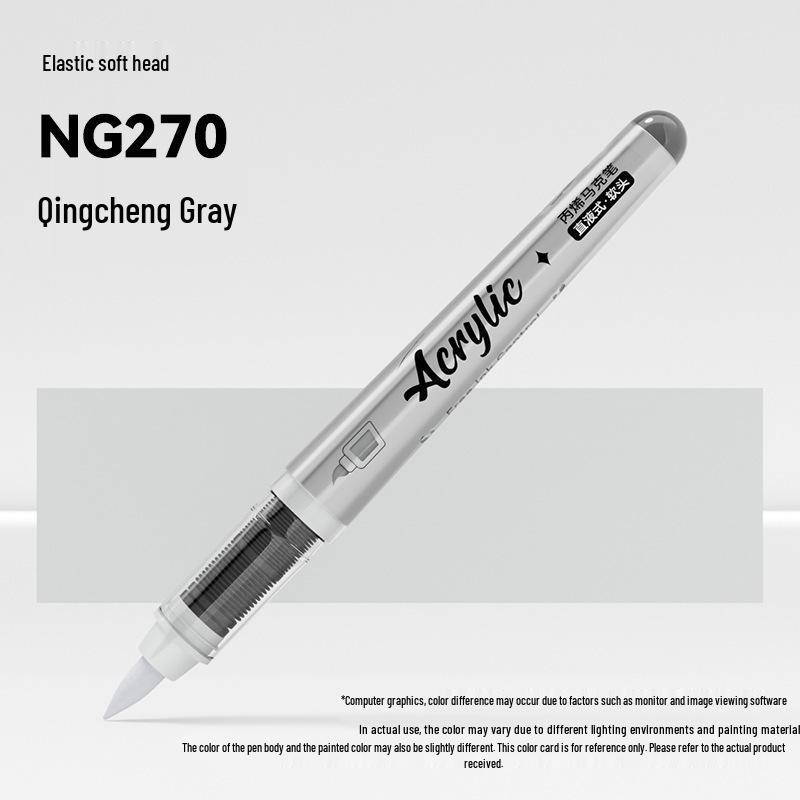 Jinzhi Liquid Acrylic Marker Pen - Soft Tip, Opaque, Large Capacity, Stackable Colors