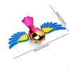 Bird Decoration Toy Car Interior Accessories Funny Interactive Electric Companion Helmet Decor for